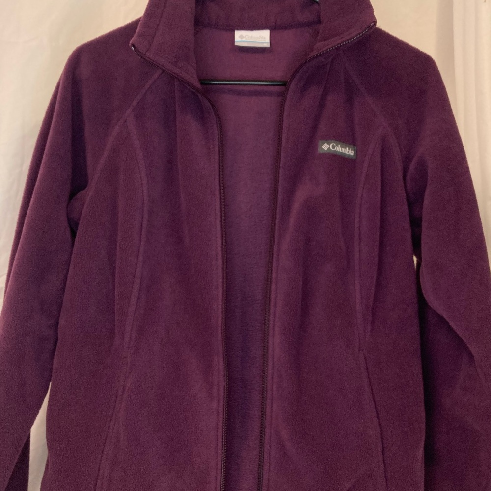 Columbia Women's Deep Purple Fleece Jacket Medium